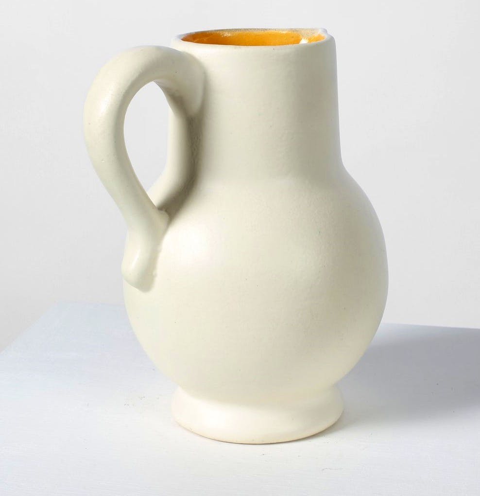 Matt White Ceramic Pitcher £195
