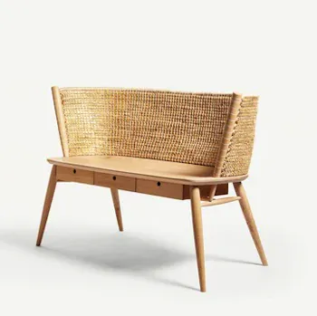 Brodgar Straw Back Bench