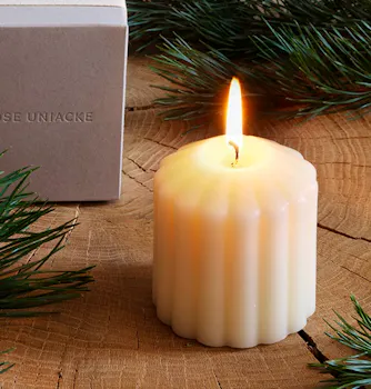 Fluted Candle
