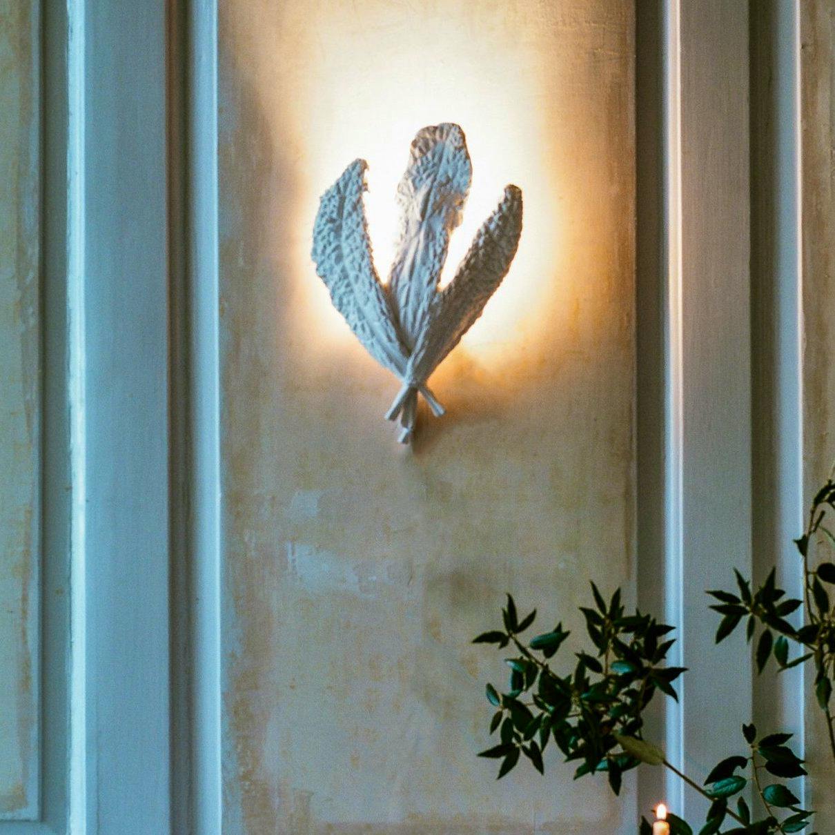 Jess Wheeler Cavolo Plaster Wall Light, £660