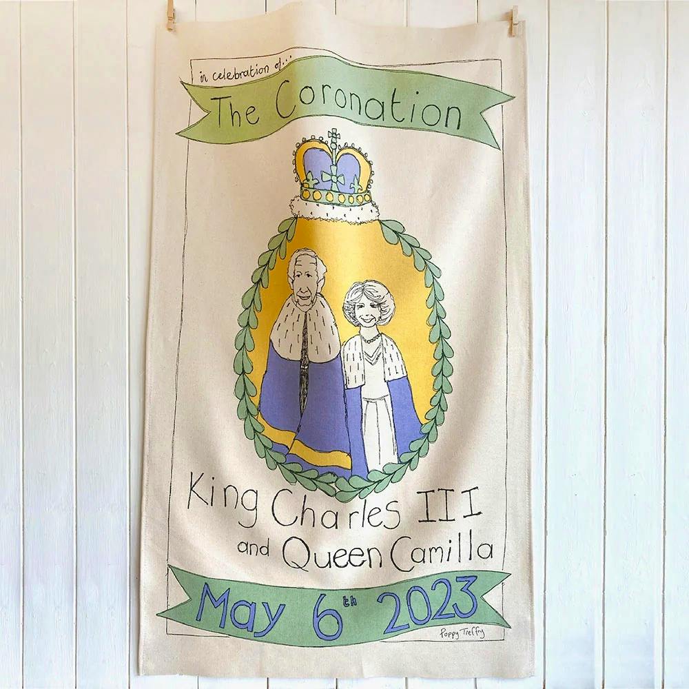 King Charles Coronation Tea Towel £13.59