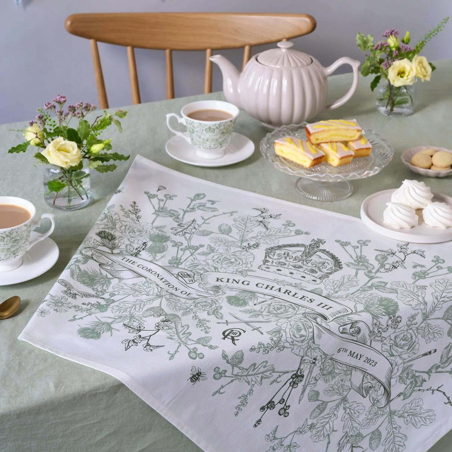 King Charles III Coronation Tea Towel £12.50