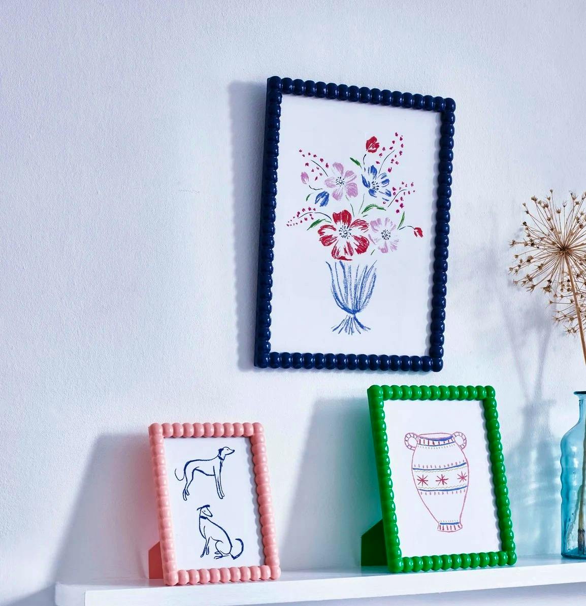 Oliver Bonas Navy Bobbin Frame, £59.50