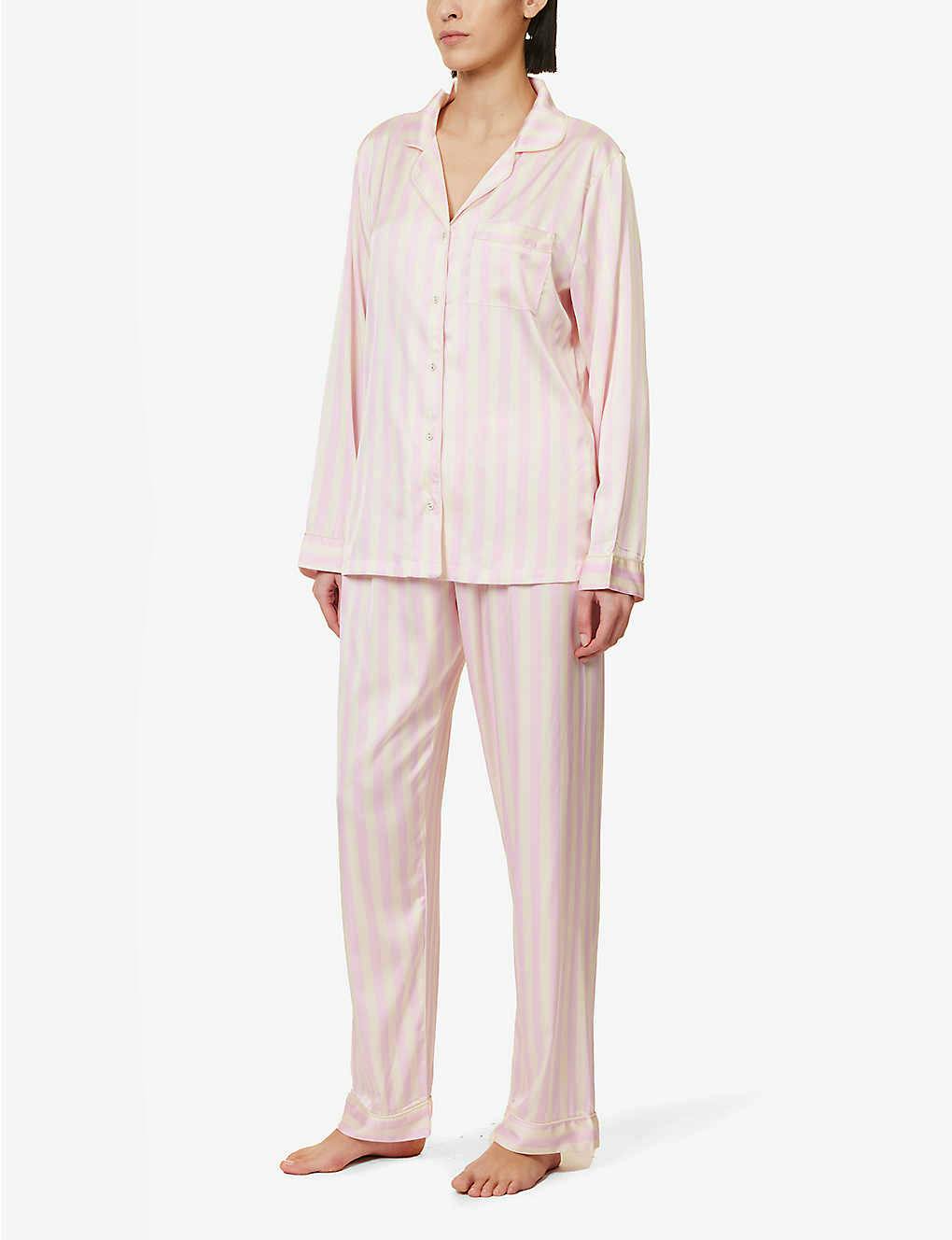 The Nap Co Satin Relaxed-Fit Stretch-Woven Pyjama Set, £70