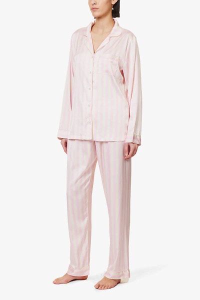 The Nap Co Satin Relaxed-Fit Stretch-Woven Pyjama Set, £70