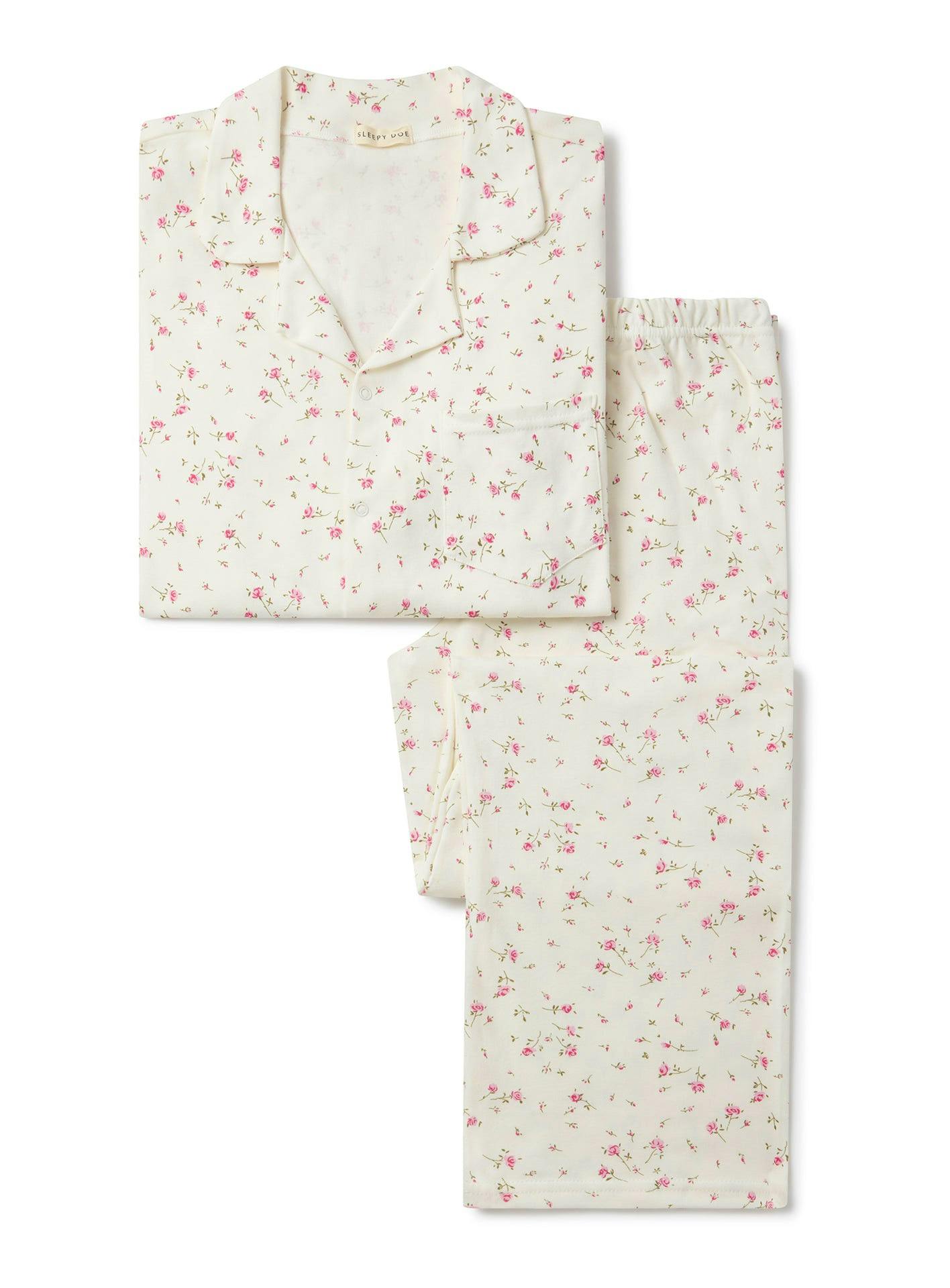 Sleepy Doe Vintage Rose Classic PJ Set, £65