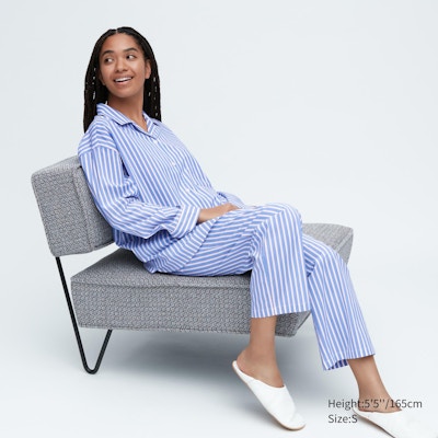 Uniqlo Soft Stretch Striped Long Sleeved Pyjamas, £34.90