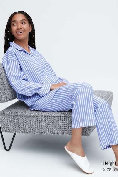 Uniqlo Soft Stretch Striped Long Sleeved Pyjamas, £34.90