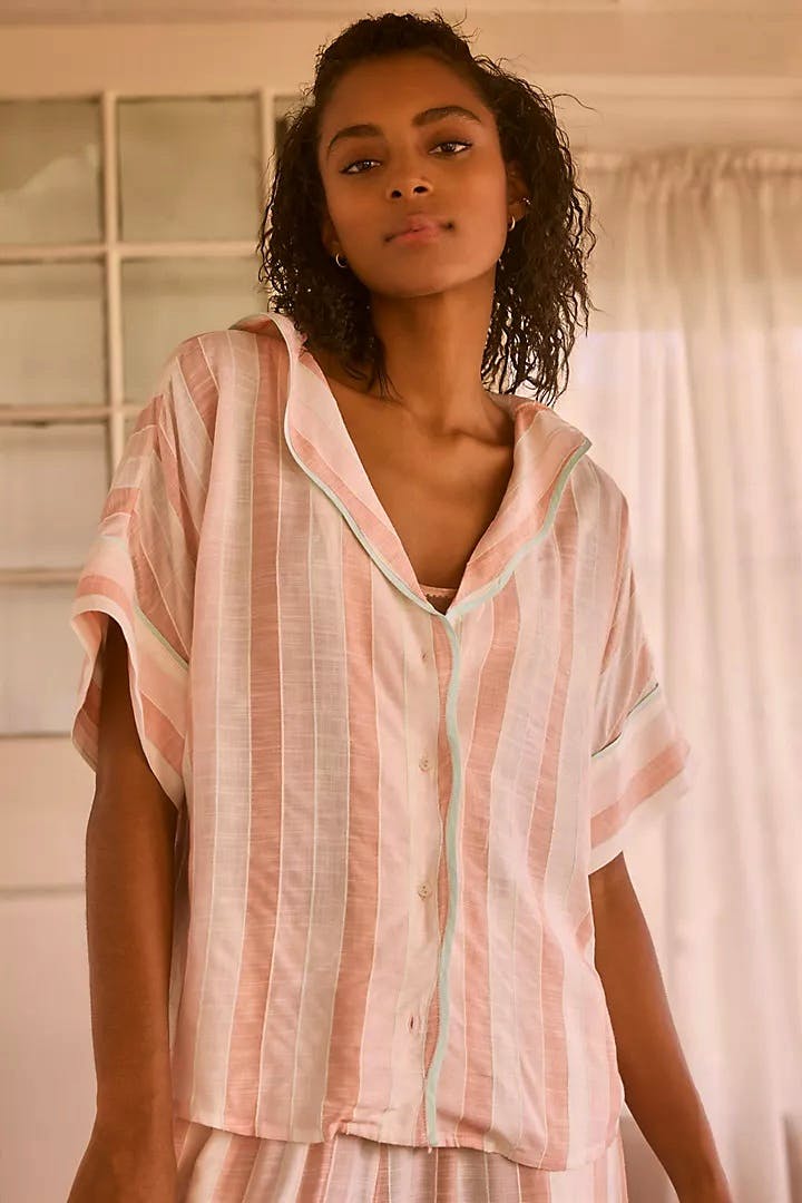 Anthropologie By Anthropologie Scalloped Sleep Top, £48