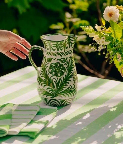 Late Afternoon Large Green Granada Jug, £76
