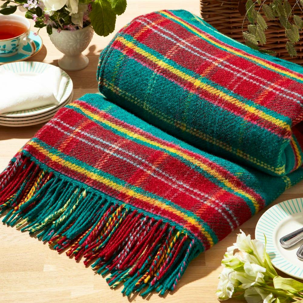 Fortnum & Mason Fortnum’s Tartan Waterproof Picnic Blanket, £140