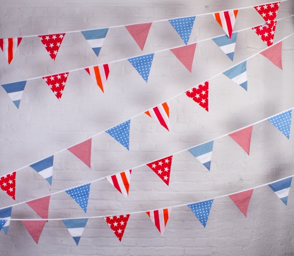 The Cotton Bunting Company Summer Festival Bunting, £13.50
