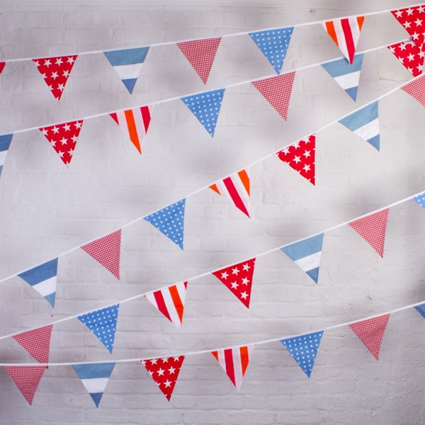 The Cotton Bunting Company Summer Festival Bunting, £13.50