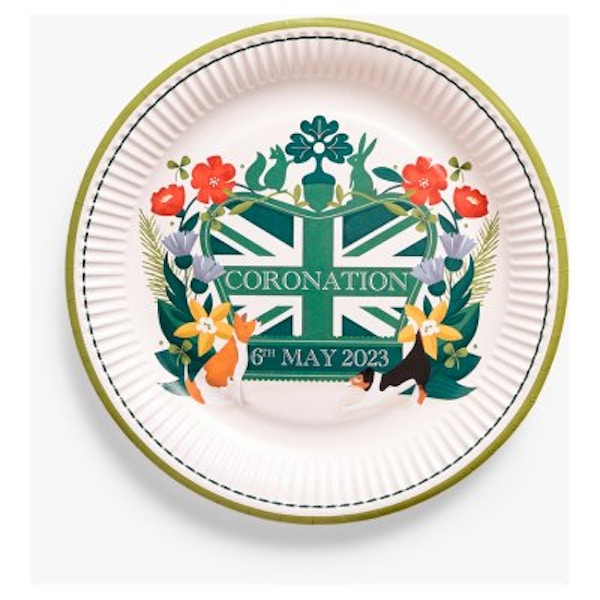 Waitrose Coronation Paper Plates – 8 Pack, £3.50