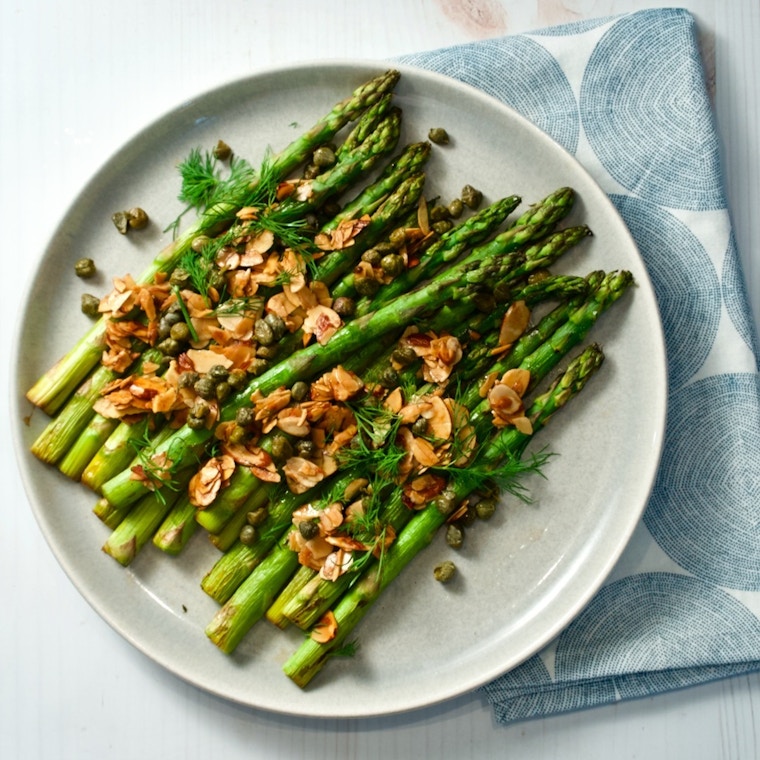 Asparagus Recipes Cookbooks On Repeat Capers Almonds