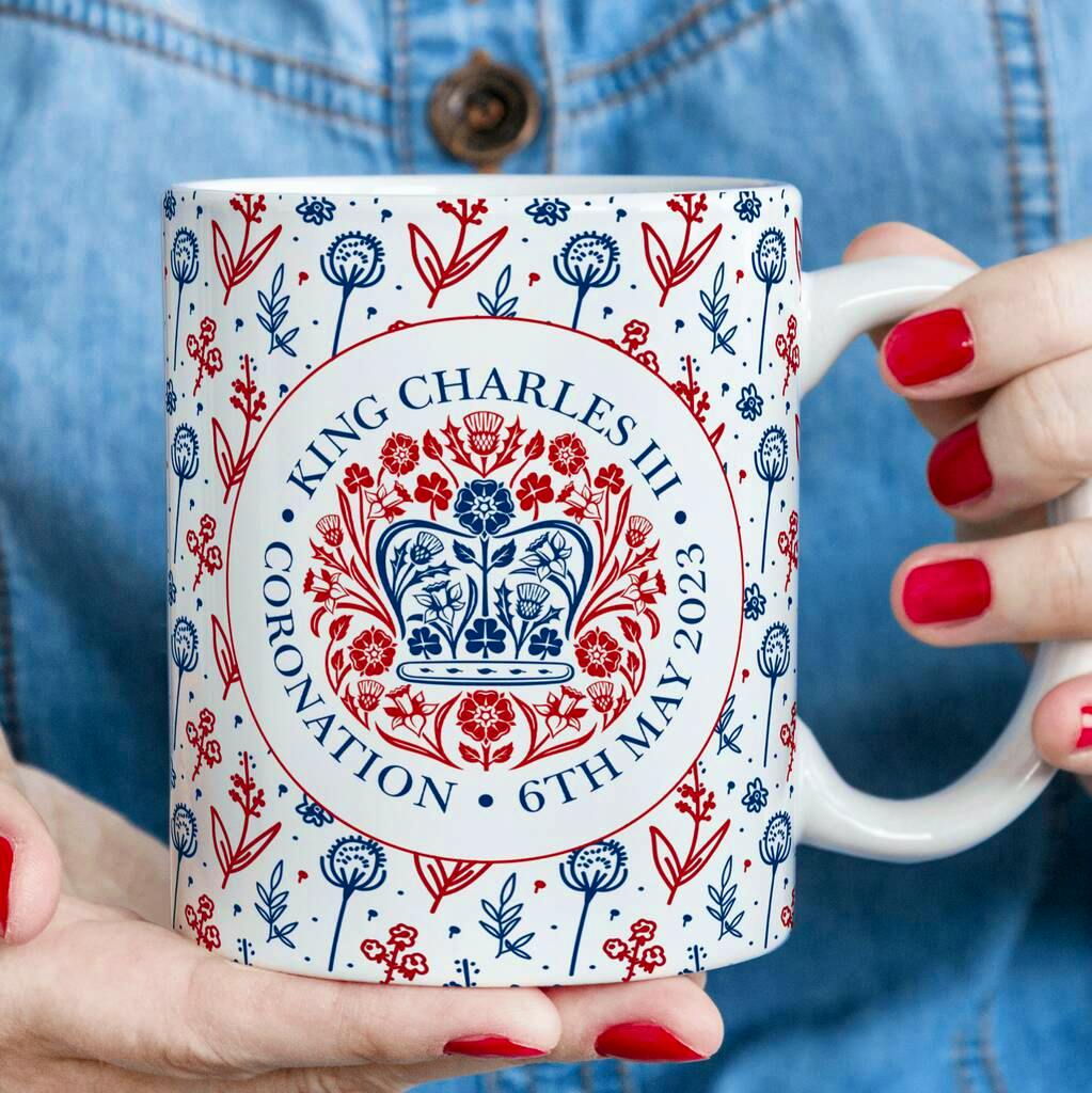 Uniqueful King Charles Coronation Mug, £14.50