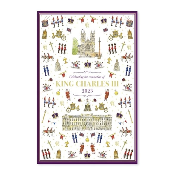 Historic Royal Palaces King Charles III Coronation Commemorative Tea Towel, £15