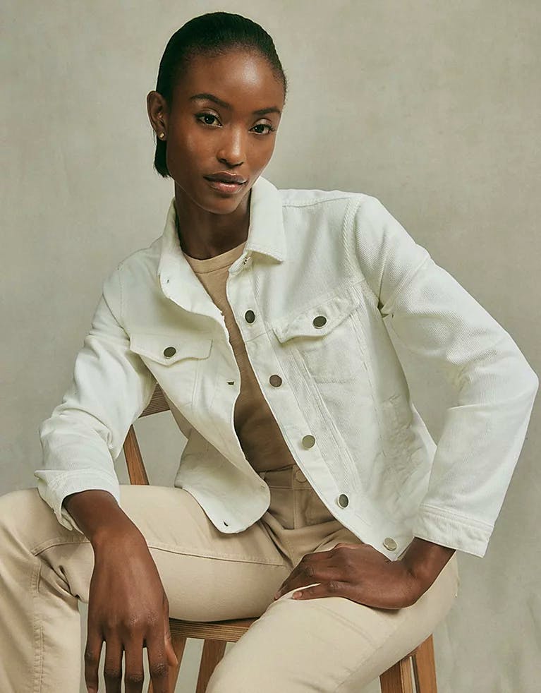 The White Company Organic-Cotton Cord Jacket, £110