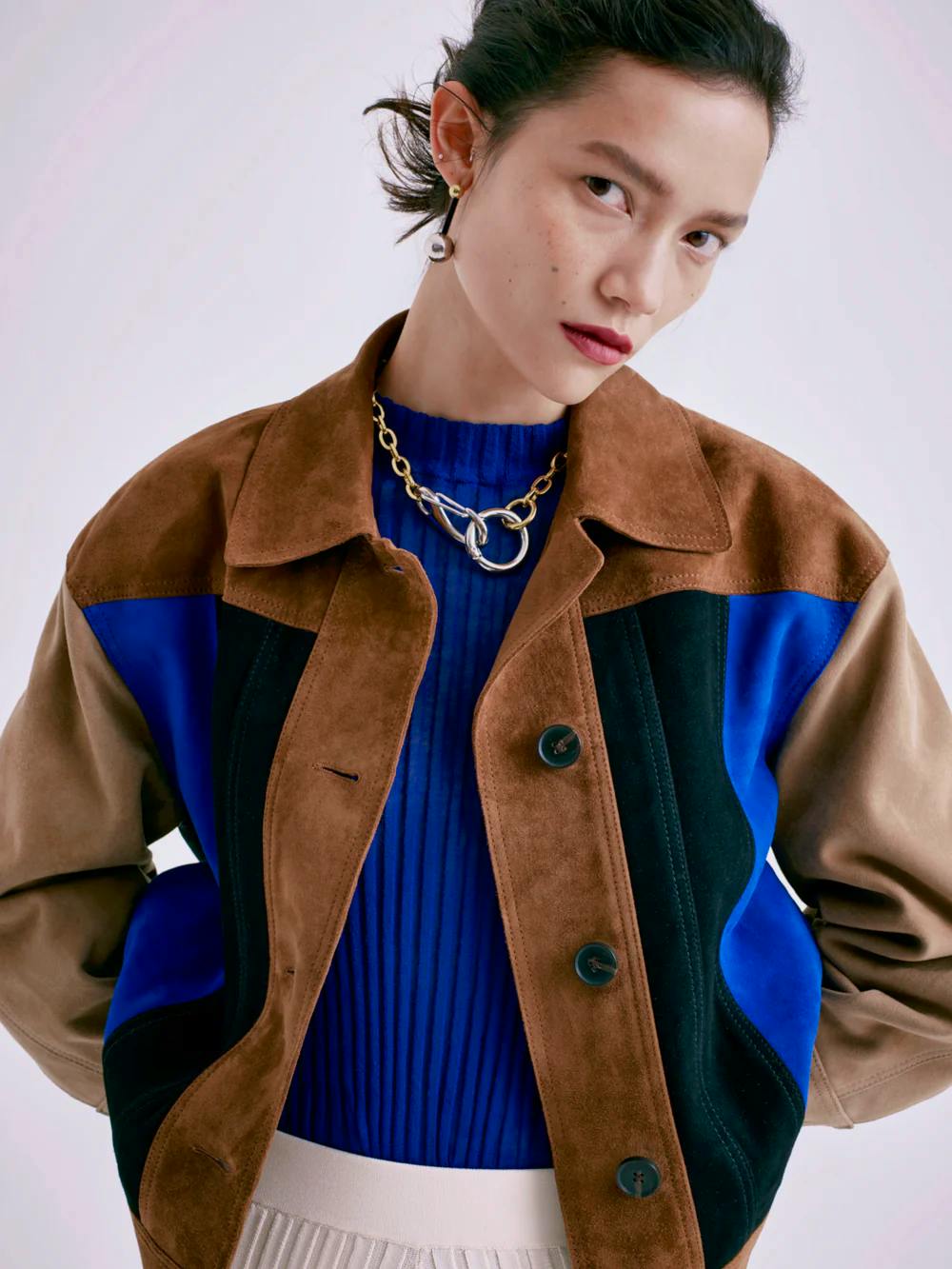 Jigsaw X Collagerie Collagerie Patchwork Jacket, £450