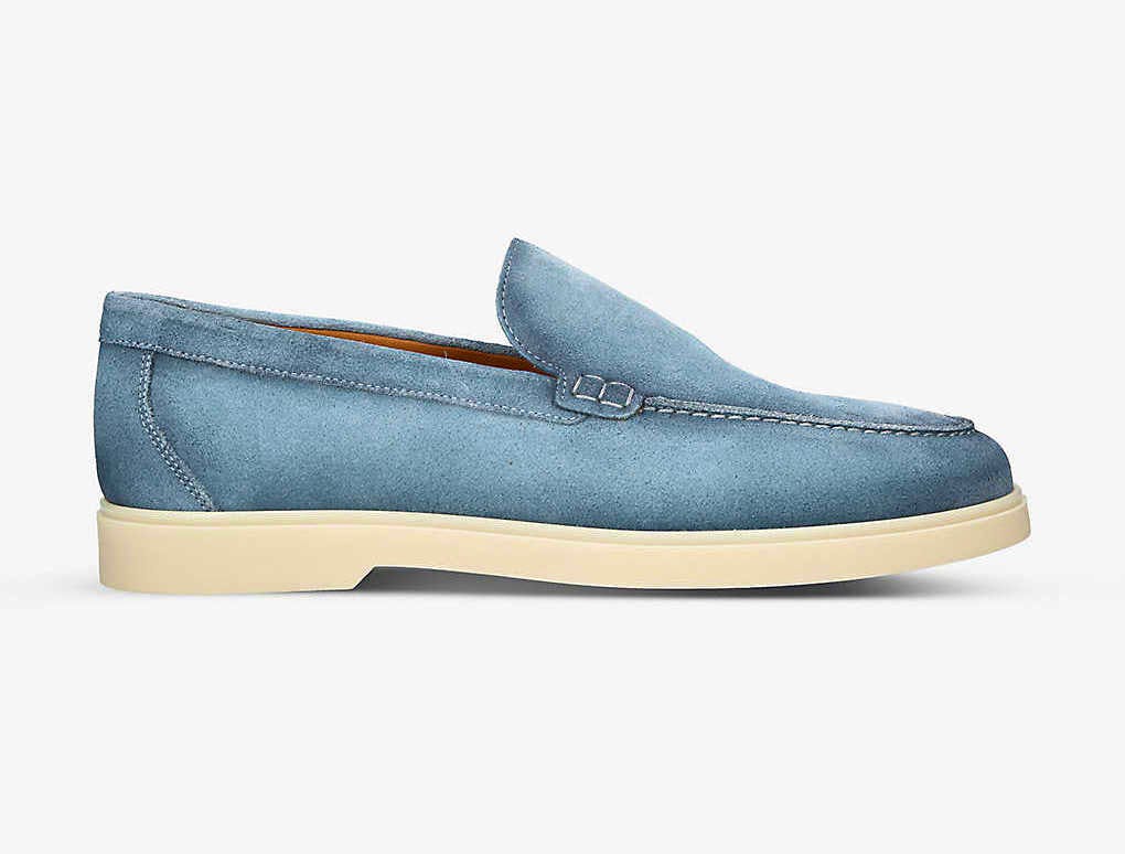 Magnanni Paraiso Slip-On Suede Loafers, £270