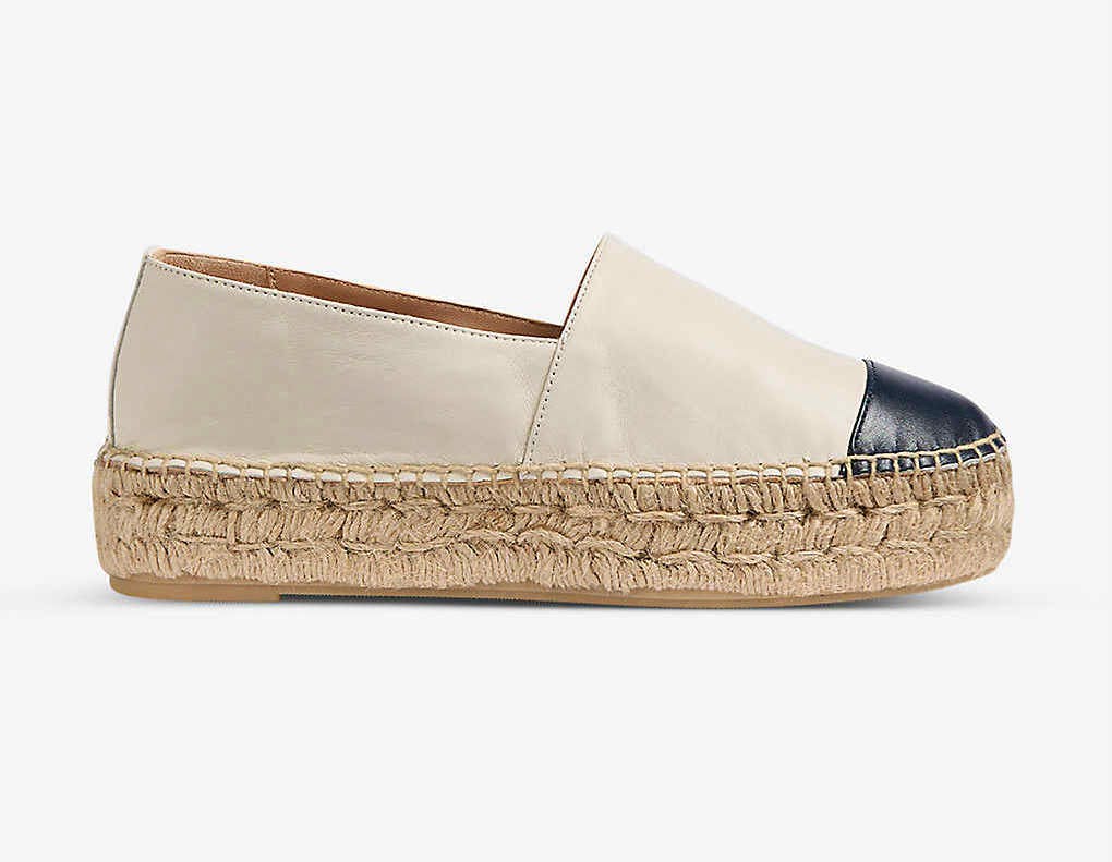LK Bennett Talia Espadrille Leather Sandals, £149