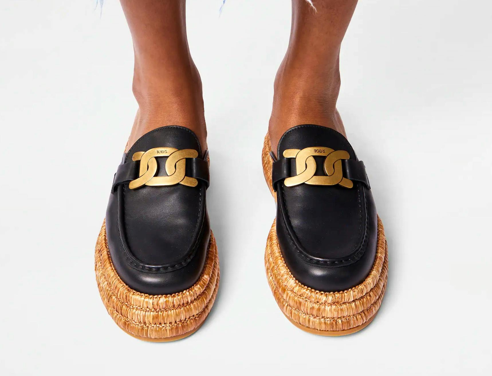 Tod’s Kate Platform Mules in Leather, £780