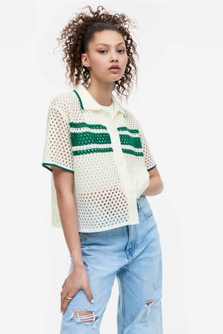 Hole Knit Cardigan £19.99