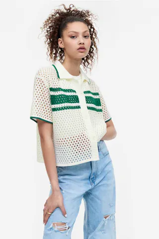 Hole Knit Cardigan