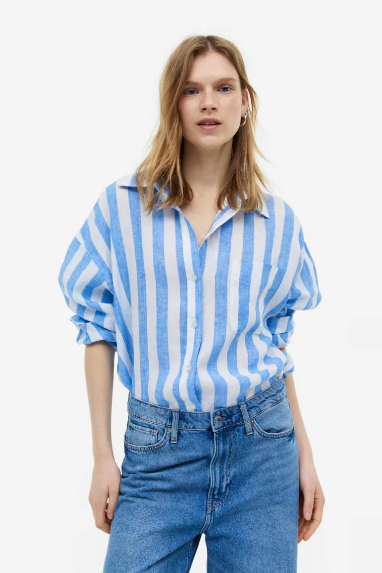 Oversized Linen Shirt £24.99
