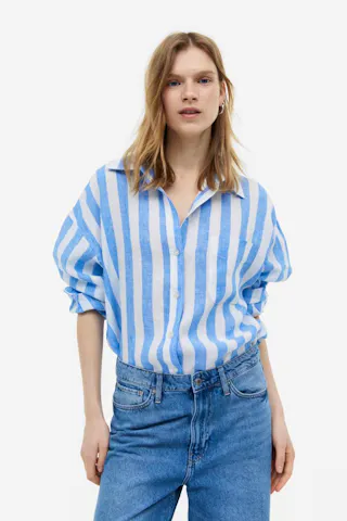 Oversized Linen Shirt