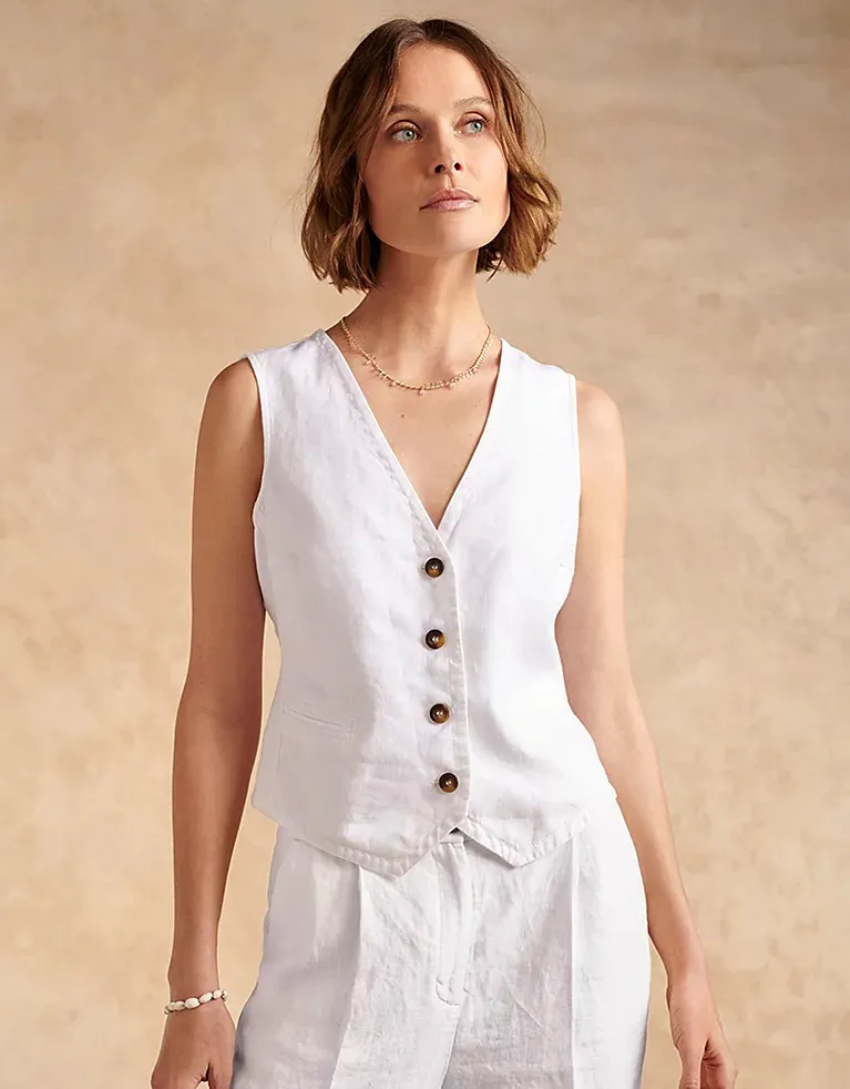 Linen Waistcoat £98