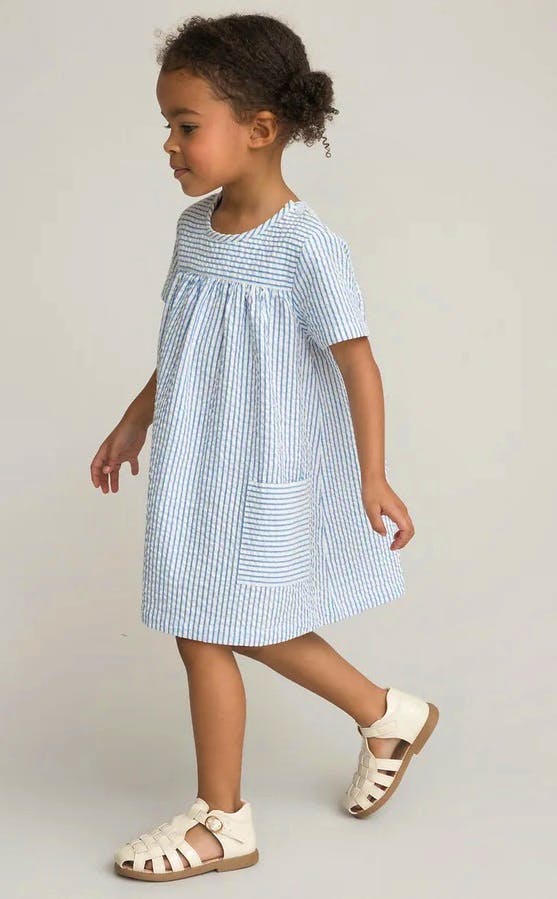La Redoute Striped Cotton Mix Dress, £18