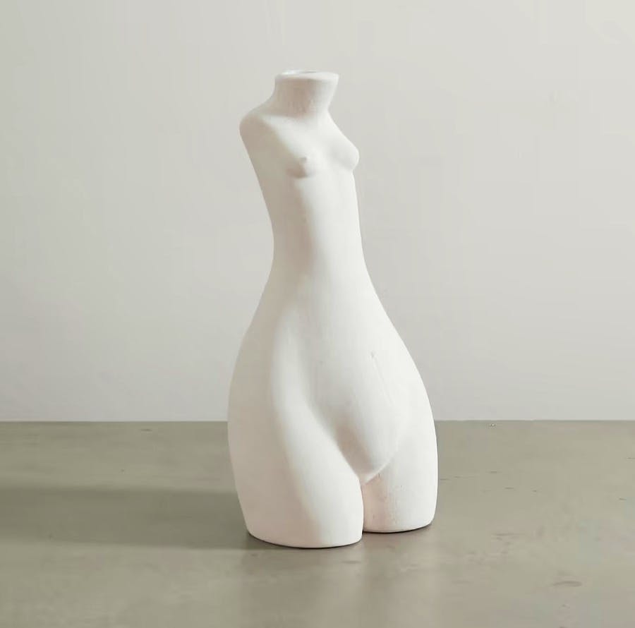 Anissa Kermiche For Net A Porter Tit for Tat Ceramic Candlestick, £145