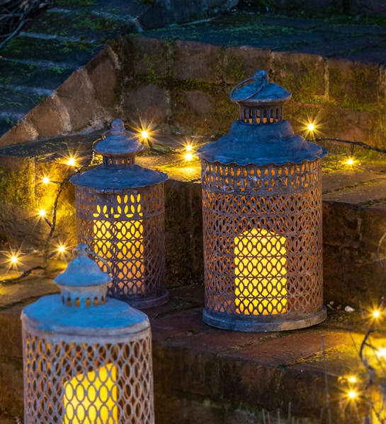 Sarah Raven Moroccan Style Lanterns, Set of 2, NOW £47.97