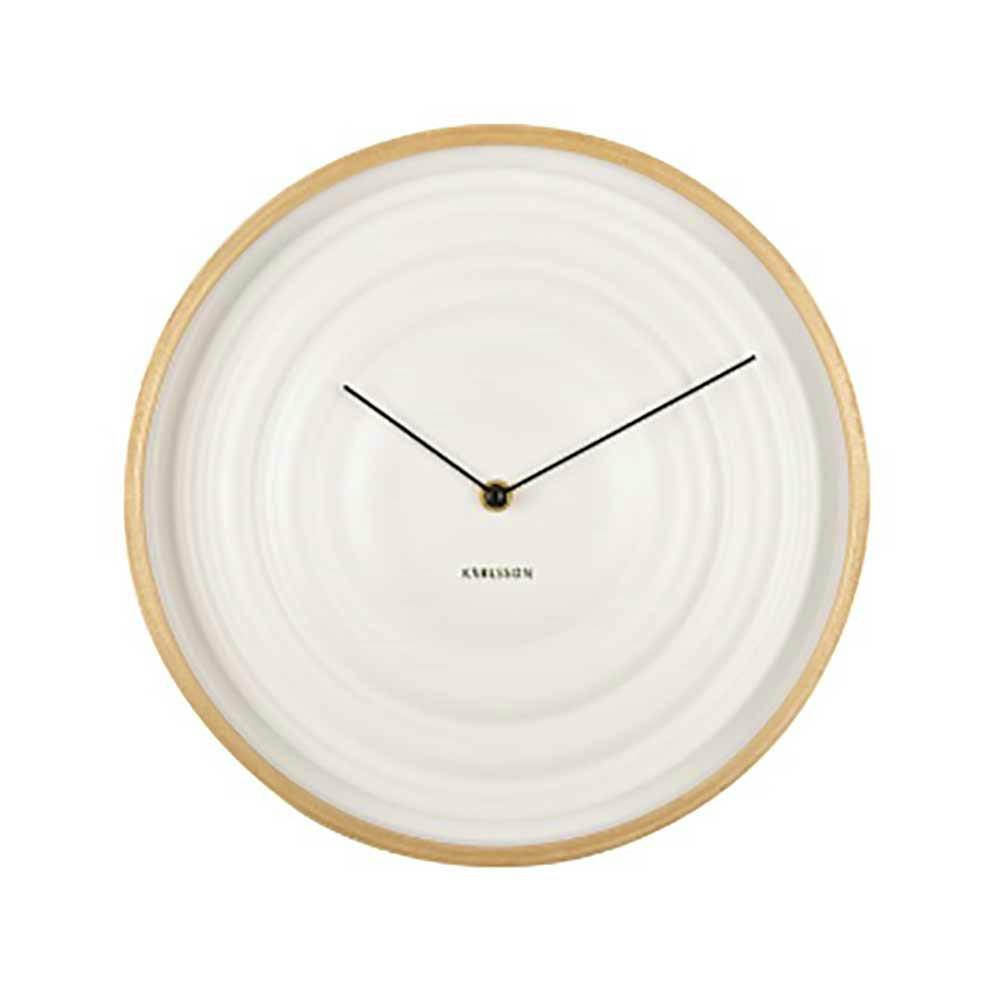 Lenleys Home Scandi Ribble Wall Clock – White, £39