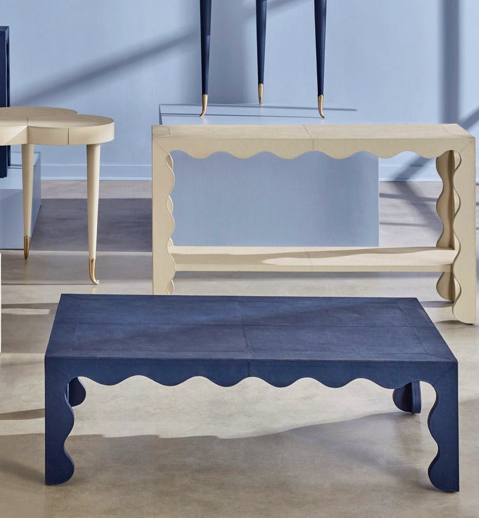 Jonathan Adler Flow Leather Cocktail Table, £1,424.99