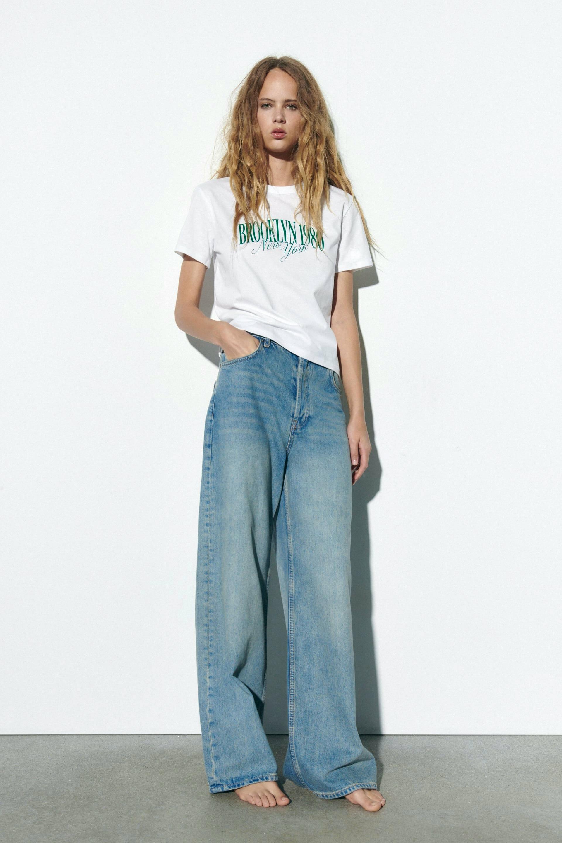 Zara Slogan Tee, £8.99