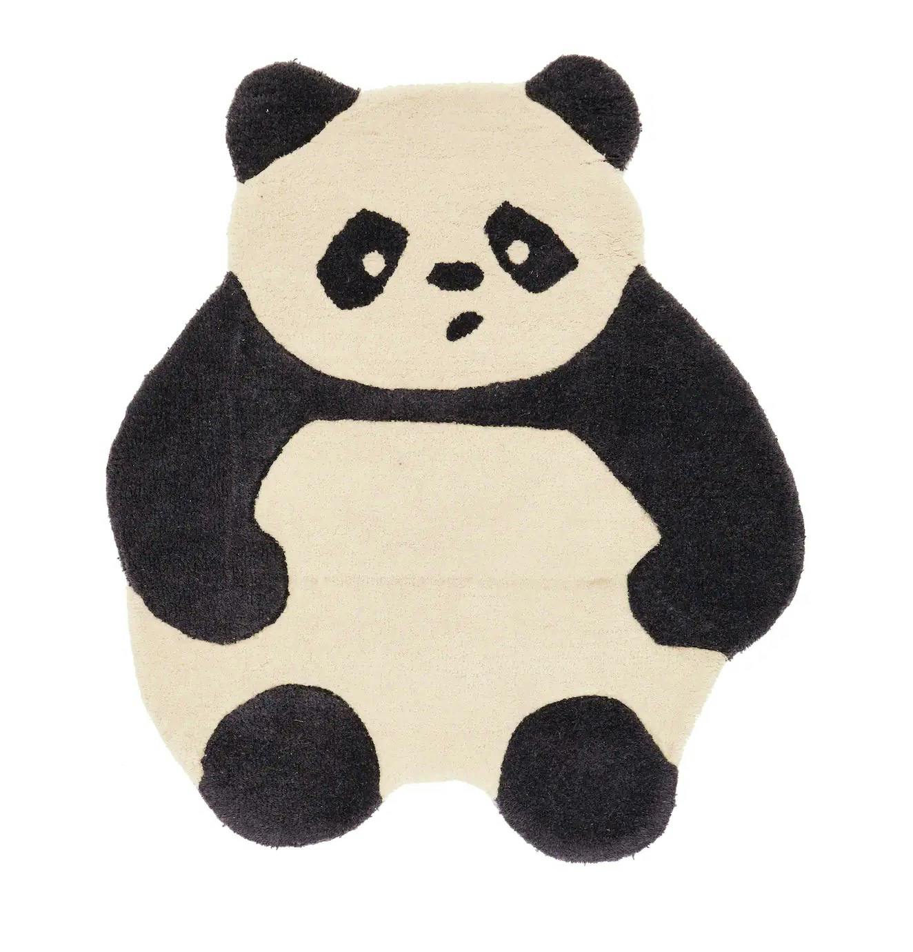 Liewood Juan Panda Woll And Cotton Rug, NOW £58