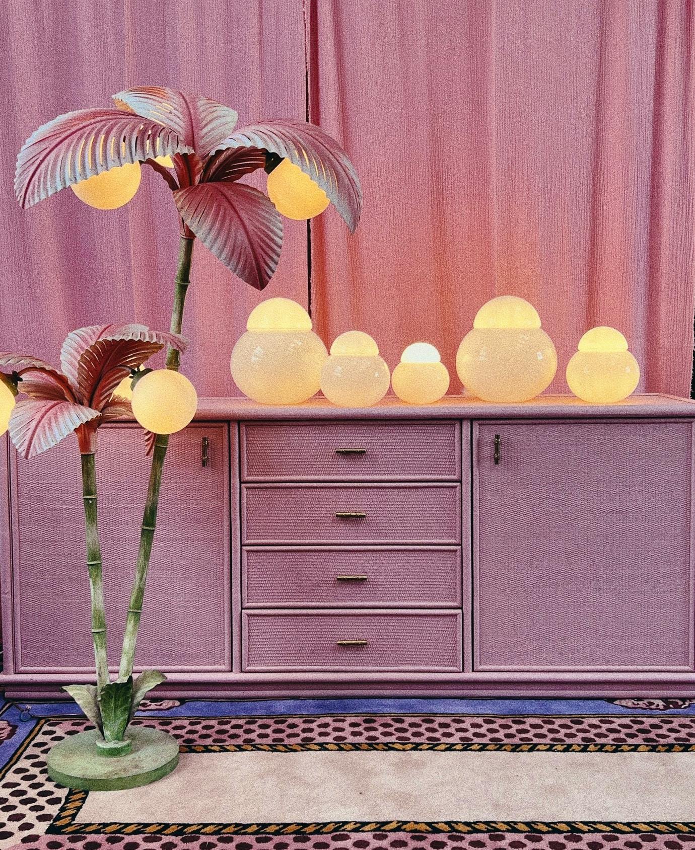 Pink Palm Floor Lamp £3,695