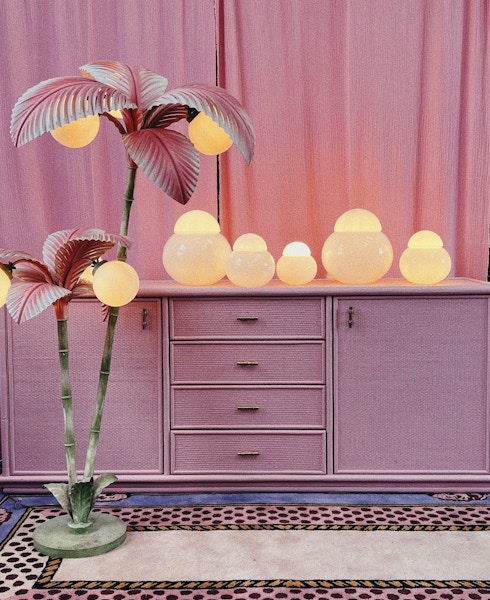 Pink Palm Floor Lamp £3,695
