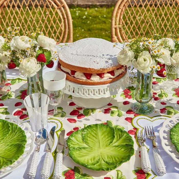 Mrs Alice White Lace Cake Stand, £38