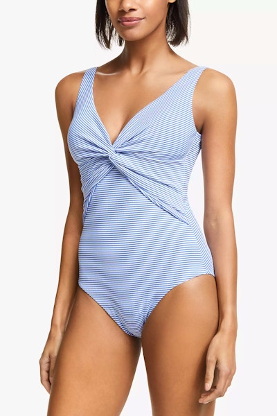 John Lewis St Tropez Twist Front Swimsuit, £39