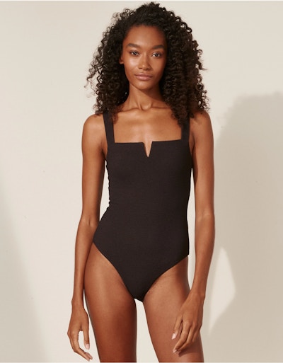 The White Company Textured Square Neck Swimsuit, £69