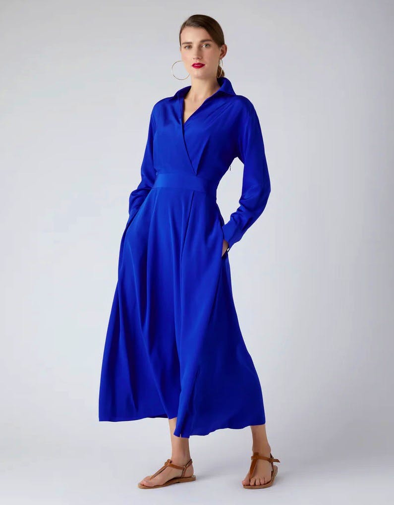 Jasper Conran Brit Silk Wrap Dress, £395