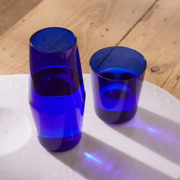 R+D Lab Luisa Bonne Nuit Glass Carafe And Tumbler Set, £142