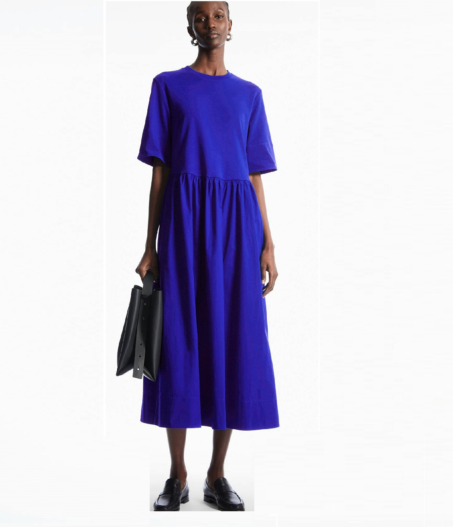 Cos Contrast-Panel Midi T-Shirt Dress, £79