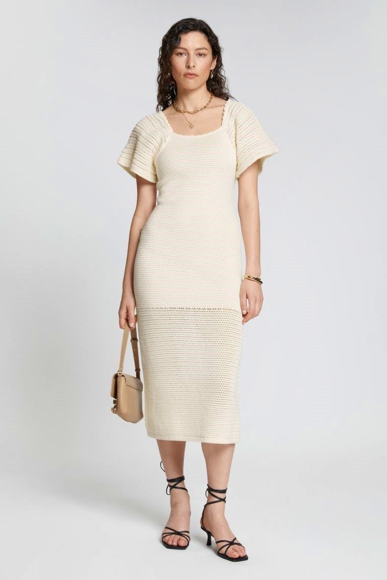 & Other Stories Flared Sleeve Midi Dress, £95