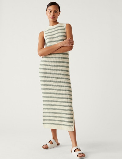 Marks and Spencer Striped Knitted Dress, £35