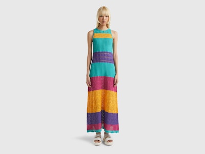 United Colors of Benetton Striped Knit Dress, £90