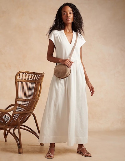 Organic Cotton Crepe Dress £139